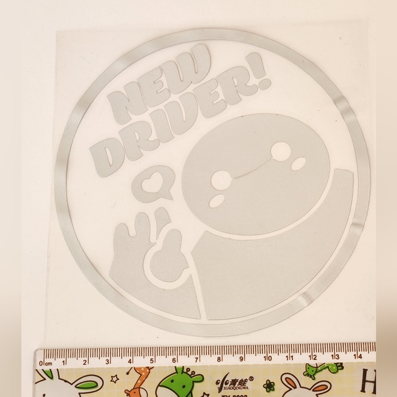 2/$20 Disney Baymax Vinyl Art Decals For Car silver white - Picture 3 of 4